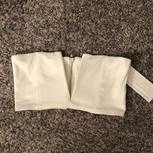 NEW White Wired Tube Top